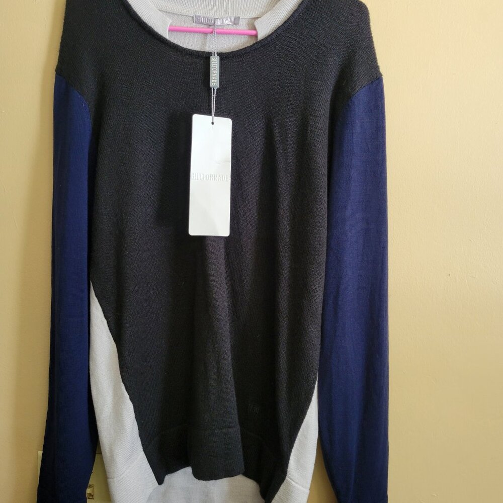 Billtornade WOLTH81 Color Block Cardigan NWT Size XL - Picture 3 of 8